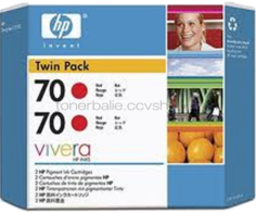 HP 70 Dubblepack rood