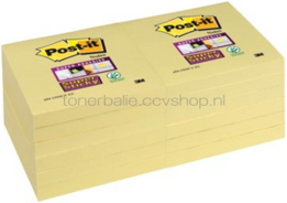 3M Post-it-655 76x127mm 12 pack geel