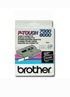 Brother TX-335 wit op zwart breedte 12 mm