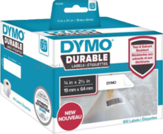 Dymo 1933085 64 mm x 19 mm  wit