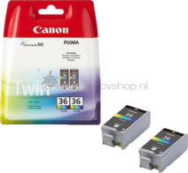Canon CLI-36 twinpack kleur