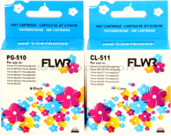 FLWR Canon PG-510/CL-511 Multipack zwart en kleur