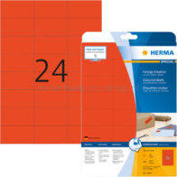 Herma 4467 Verwijderbare Papieretiket 79 x 37mm rood