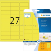 Herma 5140 Permanente papieretiket 63,5 x 29,6mm neon kleur