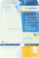 Herma 4586 Permanente folie-etiket  97 x 42,3mm transparante mat