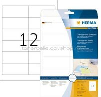 Herma 4682 folie-etiketten 97x42,3 MM transparante mat