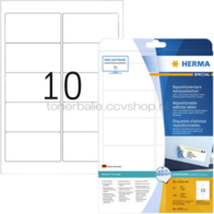 Herma 8018 Permanente stickers 96 x 50,8mm transparant