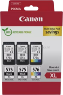 Canon PG-575XL 2x/CL-576XL Multipack zwart en kleur