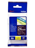 Brother TZE-355 wit op zwart breedte 24 mm