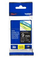 Brother TZE-325 wit op zwart breedte 9 mm