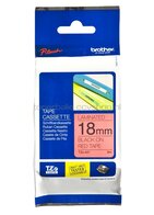 Brother TZE-441 zwart op rood breedte 18 mm