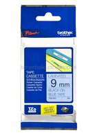 Brother TZE-521 zwart op blauw breedte 9 mm