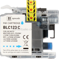 FLWR Brother LC-123 cyaan