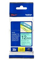 Brother TZE-731 zwart op groen breedte 12 mm