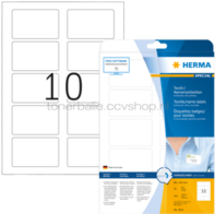 Herma 4514 Verwijderbare papieretiket 80 x 50 mm wit