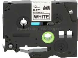 FLWR Brother TZE-231 zwart op wit breedte 12 mm