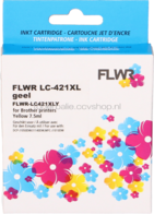 FLWR Brother LC-421XL geel