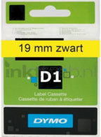 Dymo D1 zwart op geel breedte 19 mm