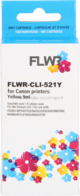 FLWR Canon CLI-521Y geel