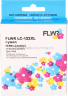FLWR Brother LC-422XL cyaan