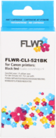 FLWR Canon CLI-521BK zwart