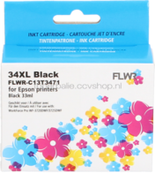 FLWR Epson 34XL zwart