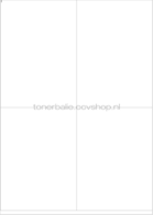 Huismerk FLWR 4 stickers per A4