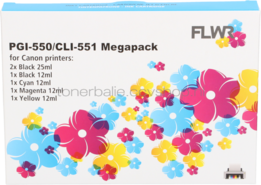 FLWR Canon PGI-550 / CLI-551 Megapack