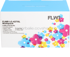 FLWR Brother LC-427XL Multipack zwart en kleur