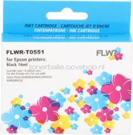 FLWR Epson T0551 zwart