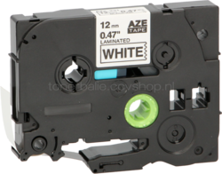 FLWR Brother TZE-S231 sterk klevend zwart op wit breedte 12 mm