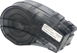 Huismerk Brady M21-500-595-WT zwart op wit breedte 12.7 mm