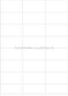 Huismerk FLWR 24 stickers per A4