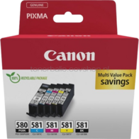 Canon CLI-581 5-Pack zwart en kleur