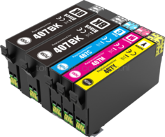 Huismerk Epson 407XL 5-pack zwart en kleur