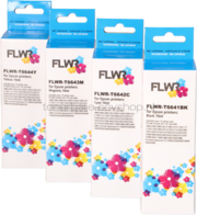 FLWR Epson T664 Multipack zwart en kleur