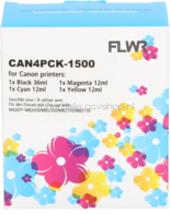 FLWR Canon PG-1500 4-pack - Optie 100