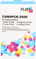 FLWR Canon PG-2500 4-pack - Optie 101 zwart en kleur