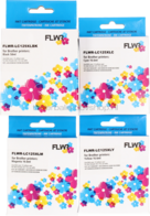 FLWR Brother LC-129XL Multipack zwart en kleur