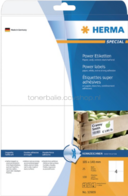 Herma Power 10909 permanente papieretiket 105 x 148mm wit