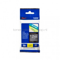 Brother TZE-PR935 wit op zilver breedte 12 mm