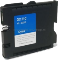 Huismerk Ricoh GC-21C cyaan