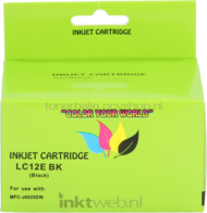 Huismerk Brother LC-12EBK zwart