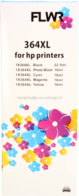 FLWR HP 364XL BK/C/M/Y/PBK 5-pack - Optie 81