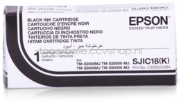 Epson SJIC18K zwart