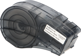 Huismerk Brady M21-750-595-WT zwart op wit breedte 19.1 mm