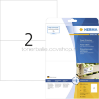 Herma 10910 Permanente Papieretiket 210 x 148mm wit
