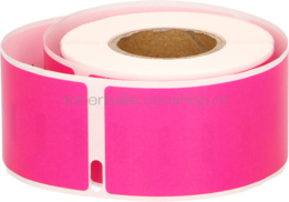 Huismerk Dymo 99010 standard address 89 mm x 28 mm  roze