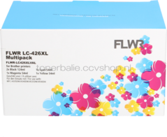 FLWR Brother LC-426XL Multipack zwart en kleur