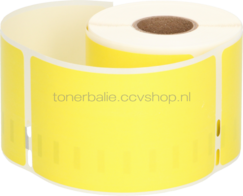 FLWR Dymo 99014 Adreslabel groot 101 mm x 54 mm  geel